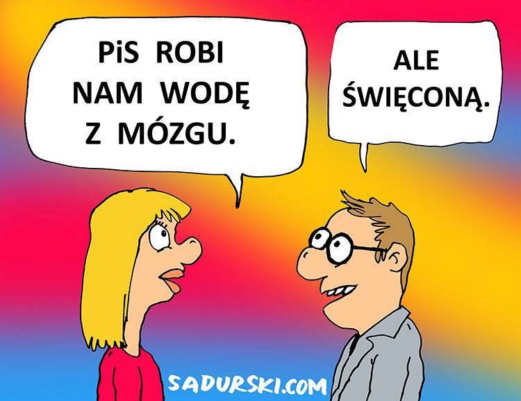 PiS woda święcona satyra humor pis polityka