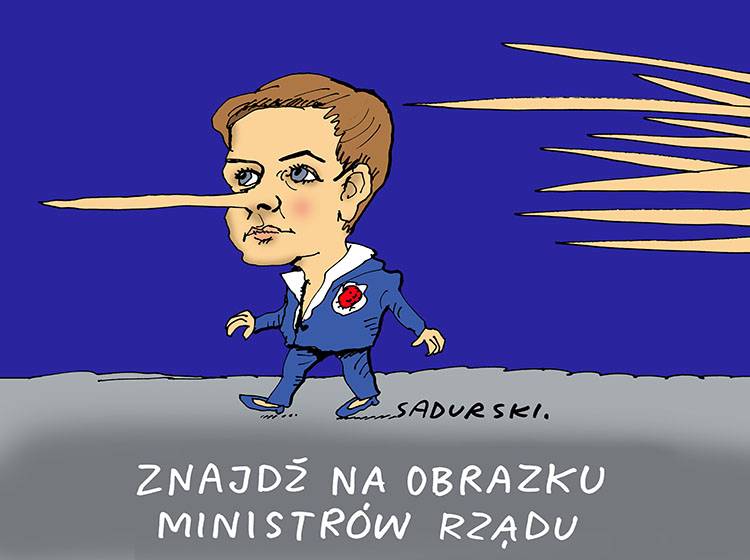 premier Beata Szydło dowcipy polityczne satyra humor pis polityka