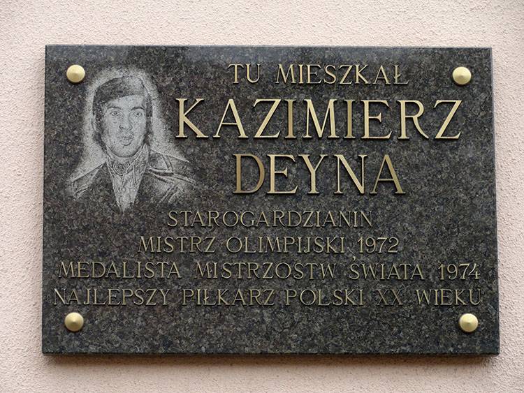 Kazimierz Deyna Starogard Gdański ciekawostki atrakcje
