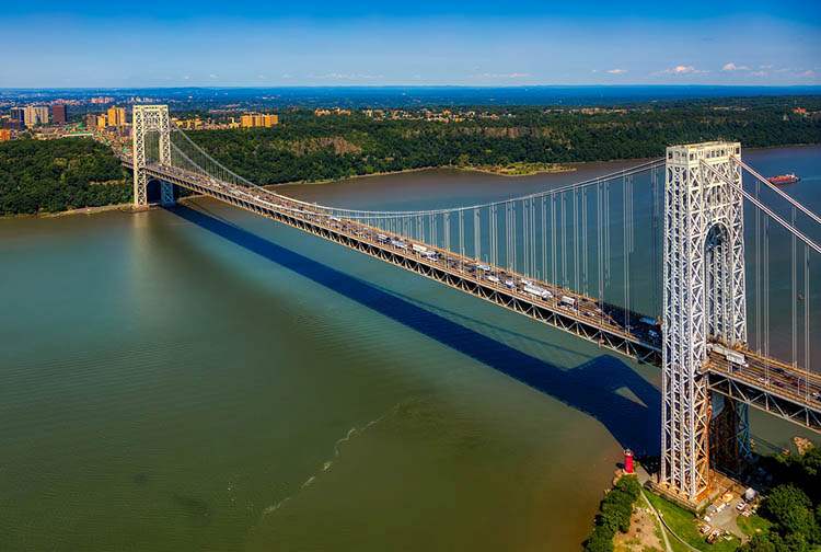 most Waszyngtona New Jersey ciekawostki Nowy Jork