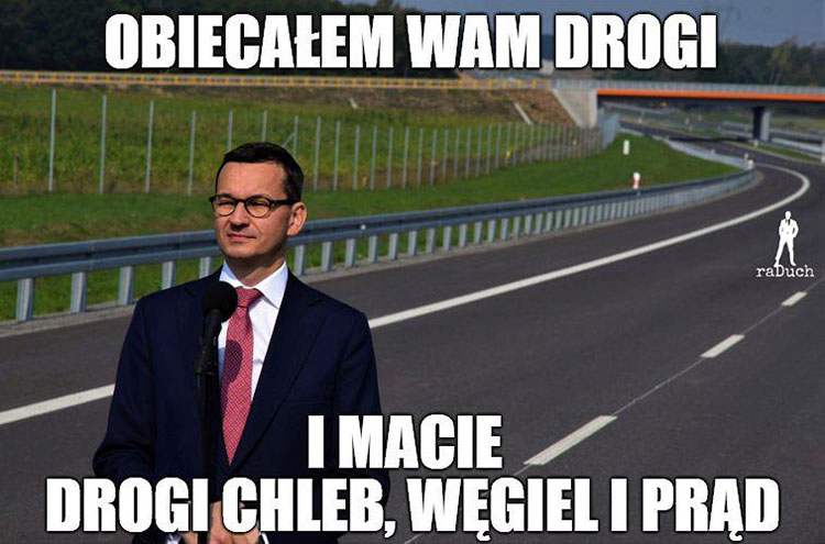 premier Mateusz Morawiecki memy humor dowcipy kawały