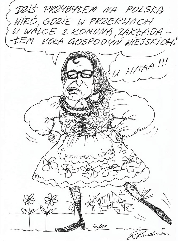 premier Mateusz Morawiecki rysunki karykatury humor dowcipy obrazki