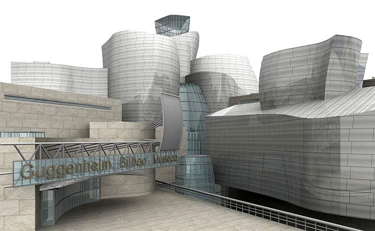 muzeum Guggenheima Bilbao ciekawostki Gehry