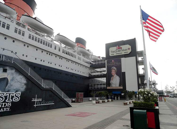 Long Beach ciekawostki Kalifornia statek Queen Mary