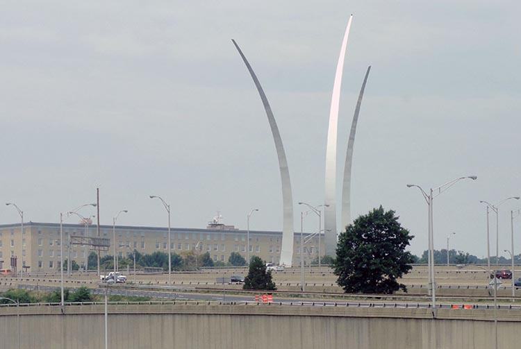 Pentagon Memorial pomnik Waszyngton USA pomniki
