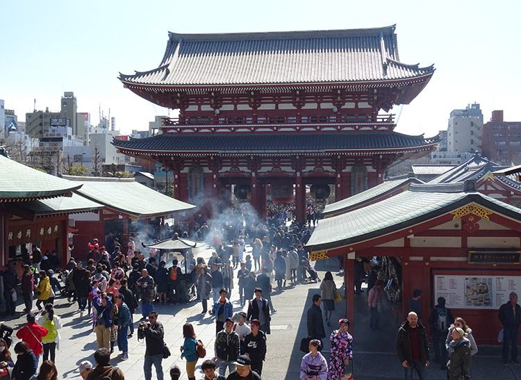 Senso-ji świątynia Sensoji Kannon Asakusa Tokio Japonia
