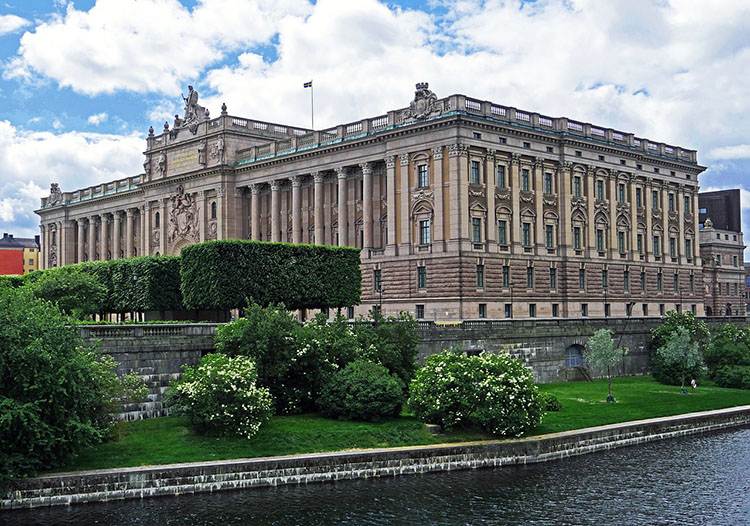 Sztokholm parlament Szwecji Szwecja ciekawostki