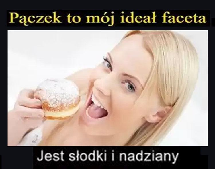 pączek Tłusty Czwartek memy pączki humor śmieszne obrazki