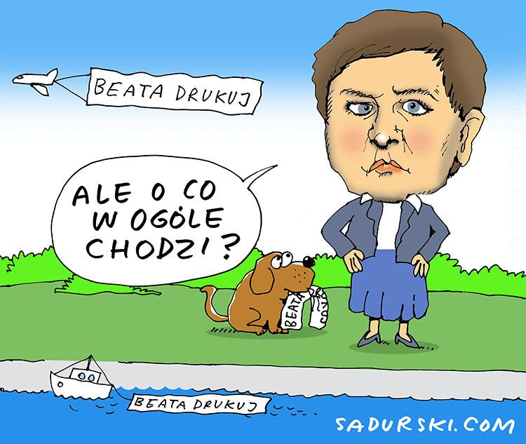 premier Beata Szydło satyra humor dowcipy rząd PiS Prawo i Sprawiedliwość