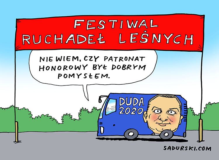 wybory 2020 kampania wyborcza humor prezydencka Andrzej Duda prezydent rysunki satyra