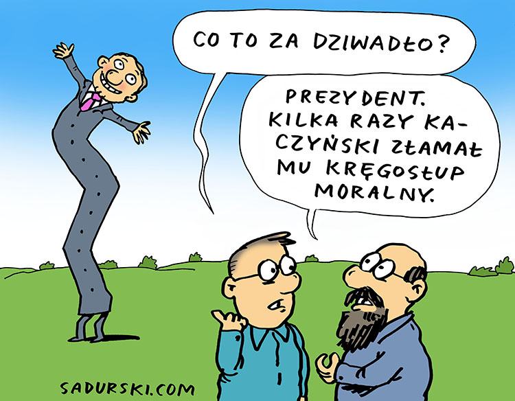 wybory 2020 kampania wyborcza humor prezydencka Andrzej Duda prezydent rysunki satyra