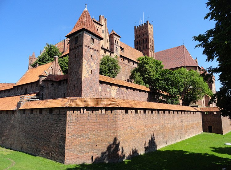 zamek Malbork województwo pomorskie ciekawostki Pomorze zabytki atrakcje