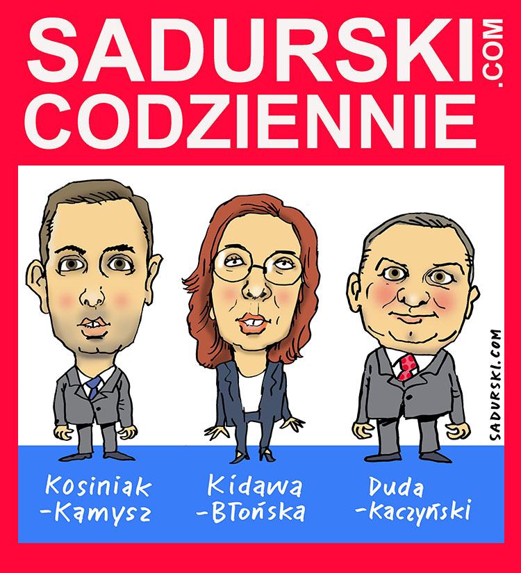 śmieszne memy polityczne PiS wybory Duda Kaczyński Kosiniak Kamysz Kidawa Błońska