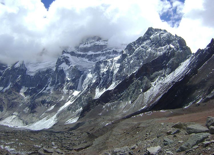 góra szczyt Aconcagua południowa ściana Argentyna ciekawostki