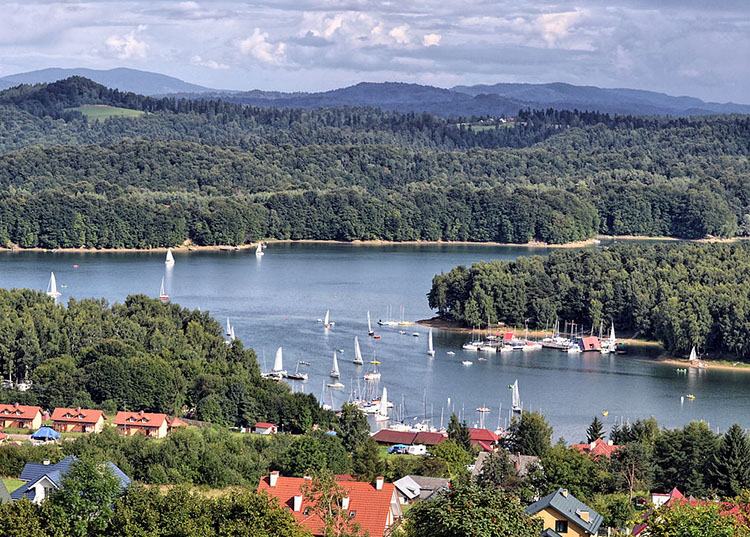 Solina zapora Jezioro Solińskie Bieszczady ciekawostki o Bieszczadach