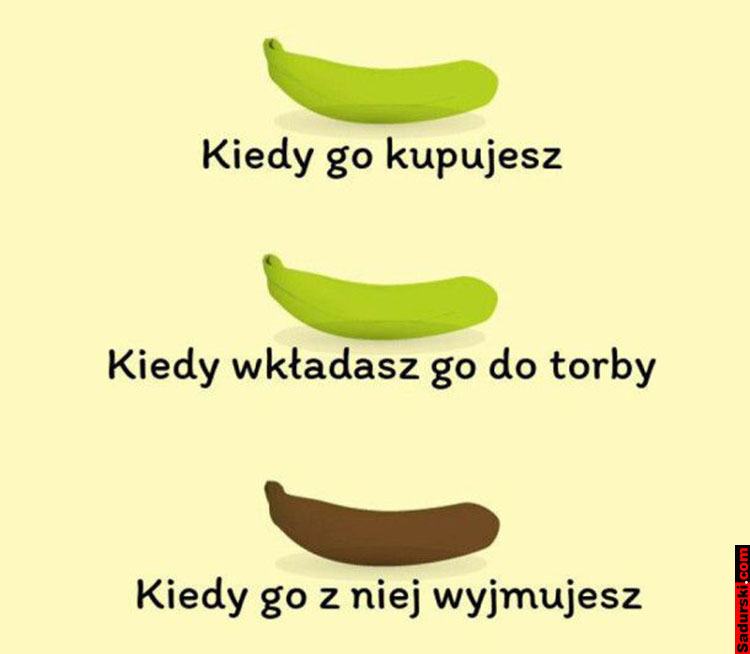 banany mem banan memy o bananach humor śmieszne obrazki