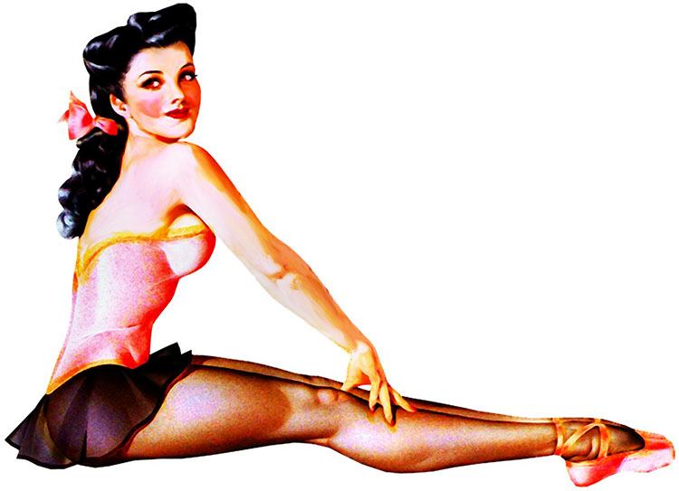pin-up girl ciekawostki sztuka USA kobiety