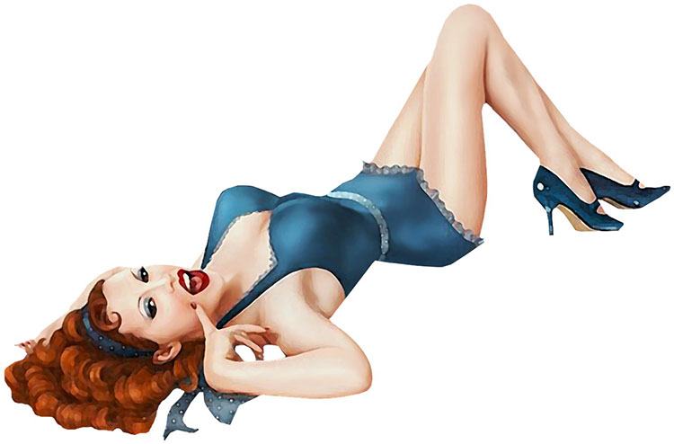 pin-up girl ciekawostki sztuka USA kobiety dowcipy o kochankach kochanek zdrada żarty kawały