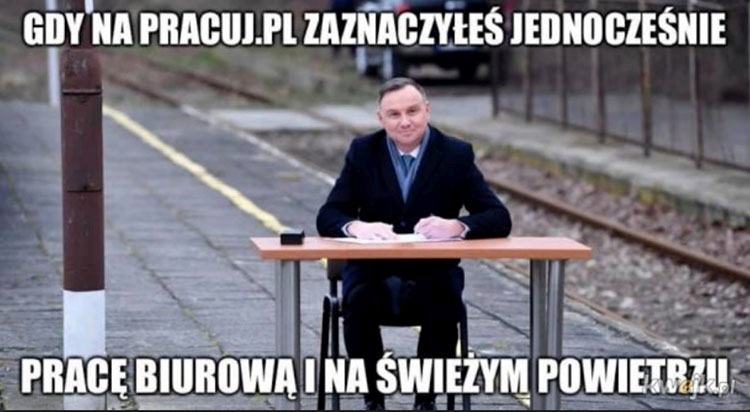 prezydent Andrzej Duda memy peron Końskie ustawa