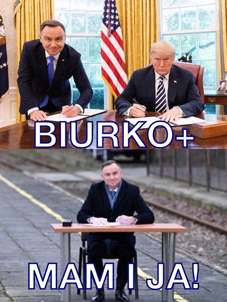 prezydent Andrzej Duda memy peron Końskie ustawa