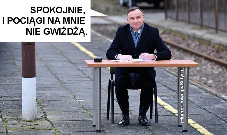 prezydent Andrzej Duda memy peron Końskie ustawa