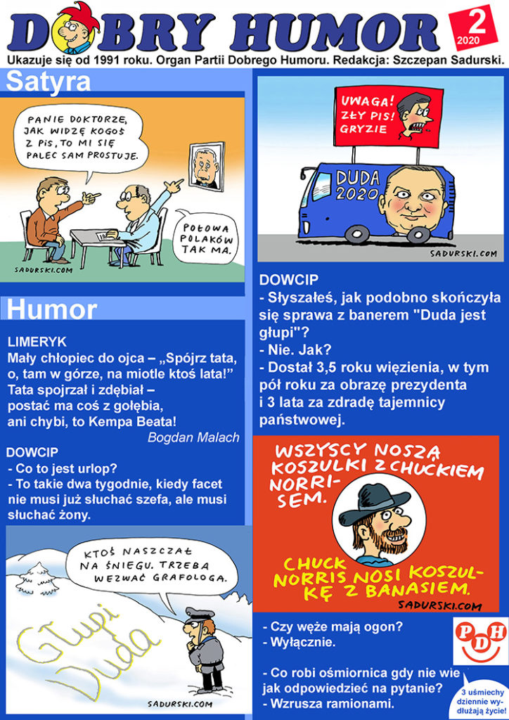 Dobry Humor numer 2-2020 dowcipy satyra