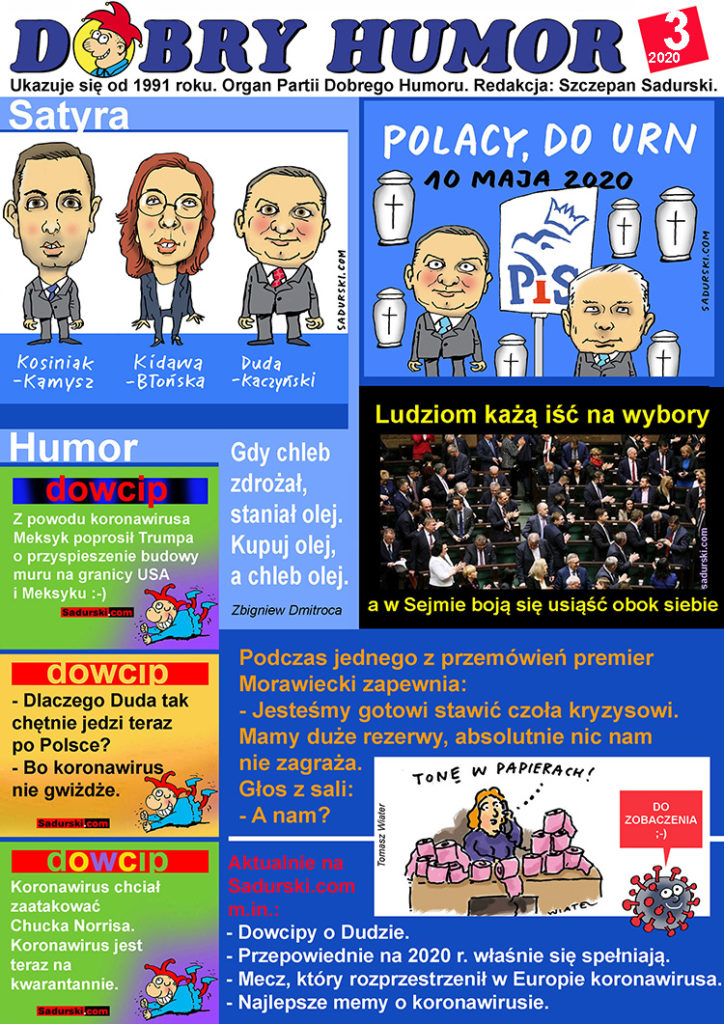 Dobry Humor numer -2020 dowcipy satyra