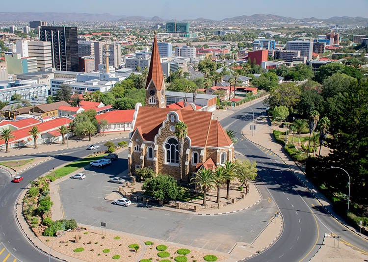kościół Windhuk Namibia ciekawostki atrakcje stolica miasto