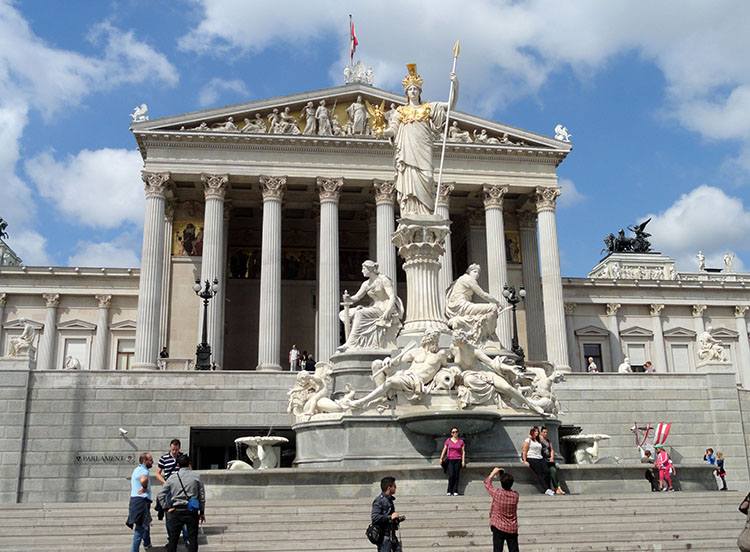 parlament Wiedeń ciekawostki Austria zabytki atrakcje