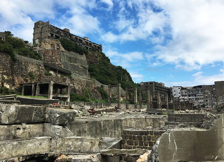 wyspa Hashima Japonia Kiusiu