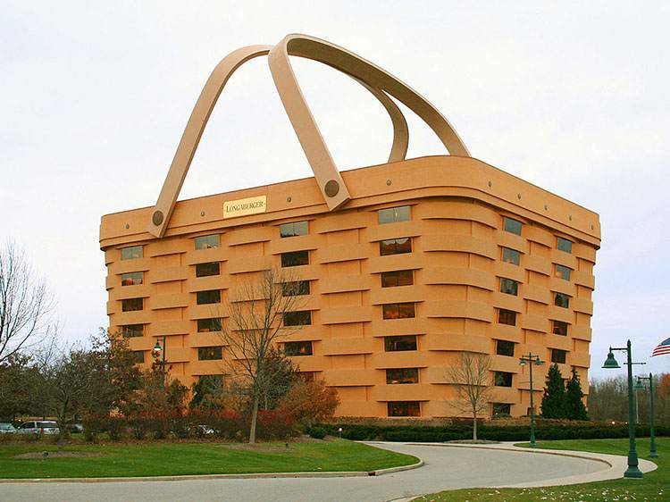 Longaberger Basket Building Newark USA budynek