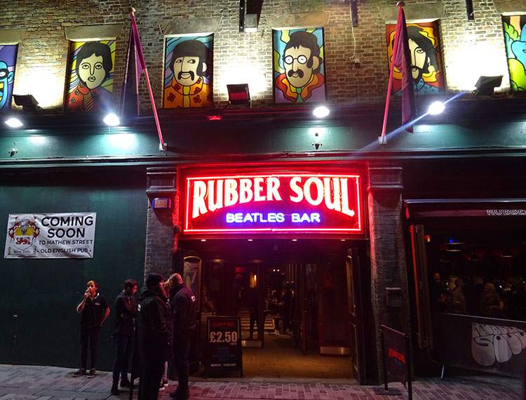 klub Rubber Soul Liverpool Anglia