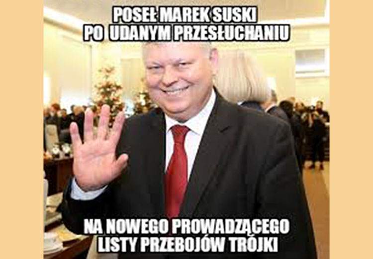 Marek Suski PiS Trójka Polskie Radio memy lista przebojów humor Kazik mem Twój ból
