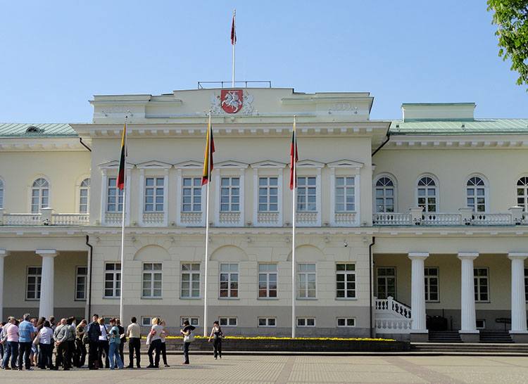 pałac prezydenta Litwy Wilno ciekawostki atrakcje zabytki Litwa