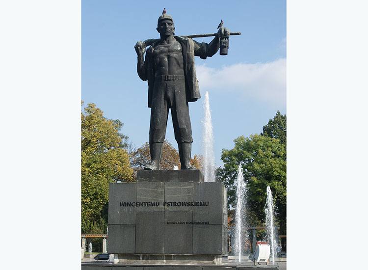pomnik Wincenty Pstrowski Zabrze ciekawostki atrakcje zabytki