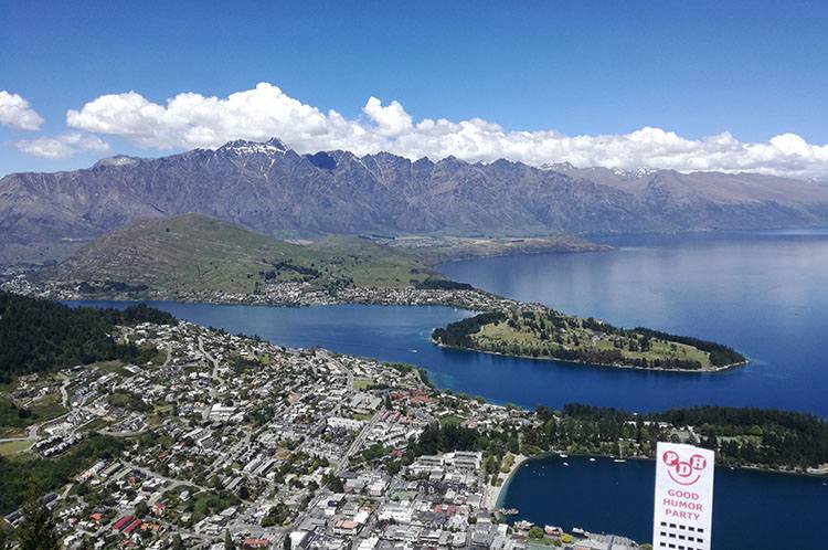 miasto Queenstown w Nowej Zelandii