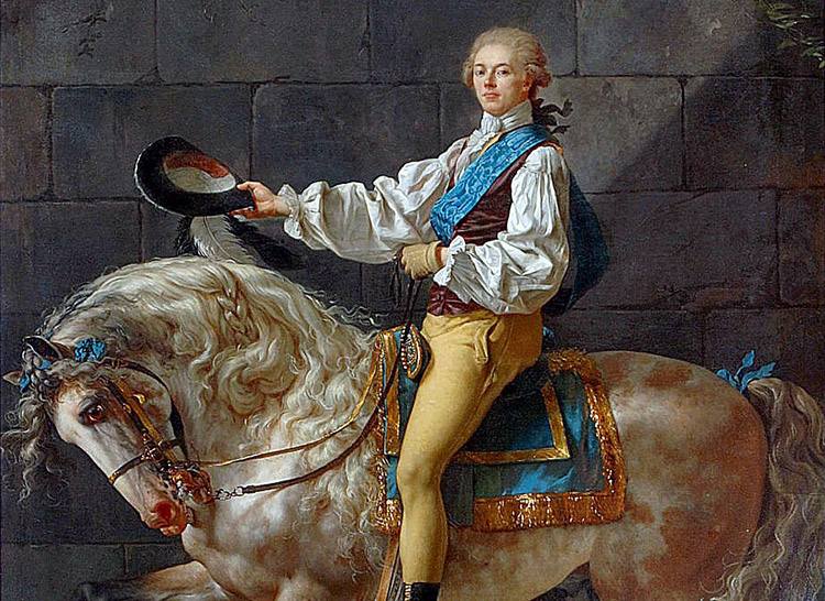 David portret Stanisław Kostka Potocki Ciemnogród 