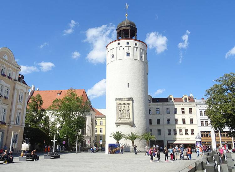 Frauenturm wieża miasto Gruba Wieża kobiet Frauenturm Görlitz
