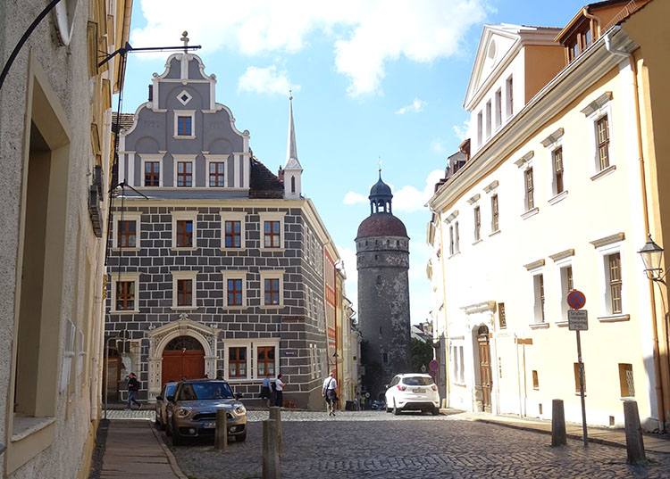 Nikolaiturm stare miasto Goerlitz ciekawostki zabytki atrakcje