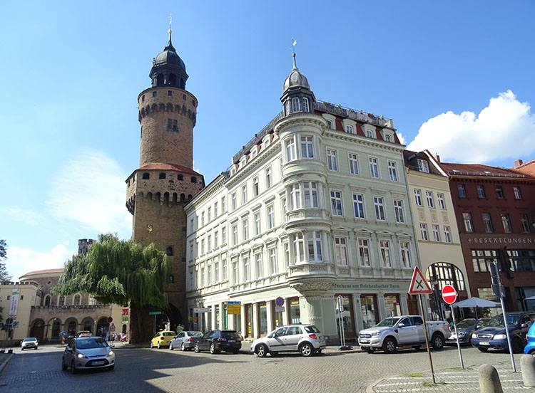 Reichenbach wieża miasto Goerlitz Niemcy ciekawostki zabytki atrakcje