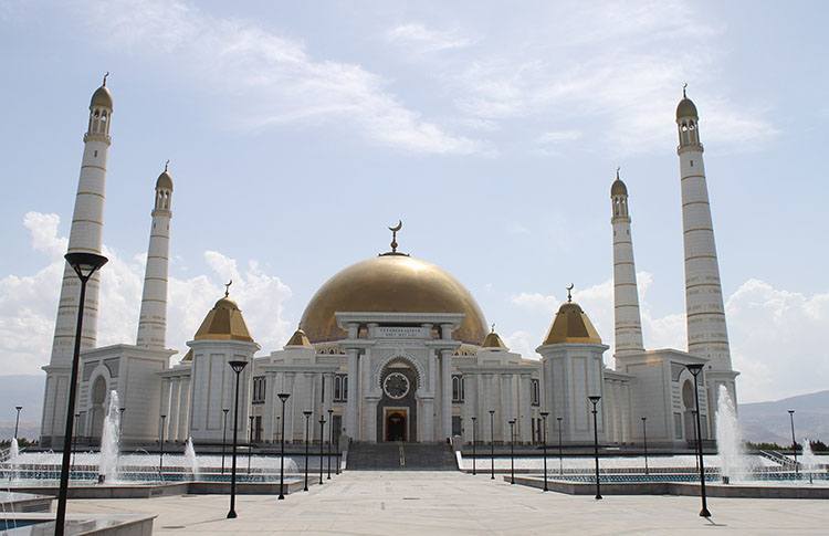Gupjak Turkmenistan meczet największe meczety ciekawostki