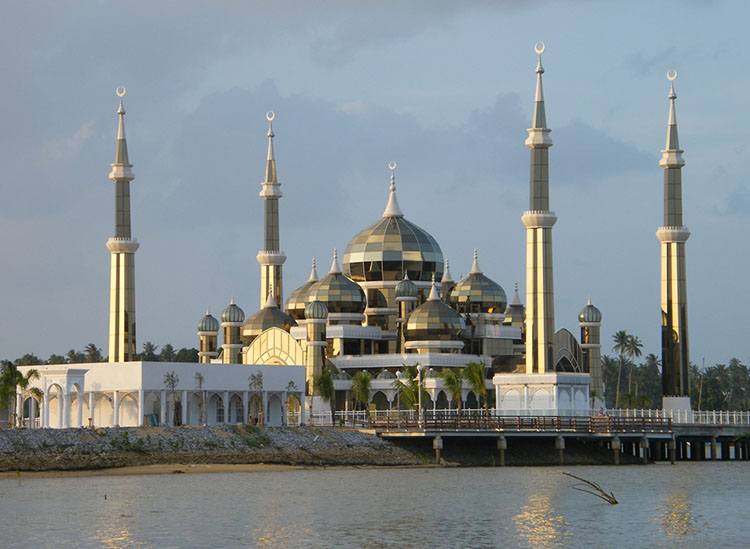 Kryształowy Meczet Kuala Terengganu Malezja