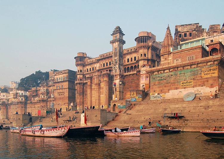 Munshi ghat Waranasi Uttar Pradesh Indie ciekawostki