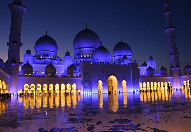 Wielki Meczet Szejka Zayed Zayeda Abu Zabi Zjednoczone Emiraty Arabskie