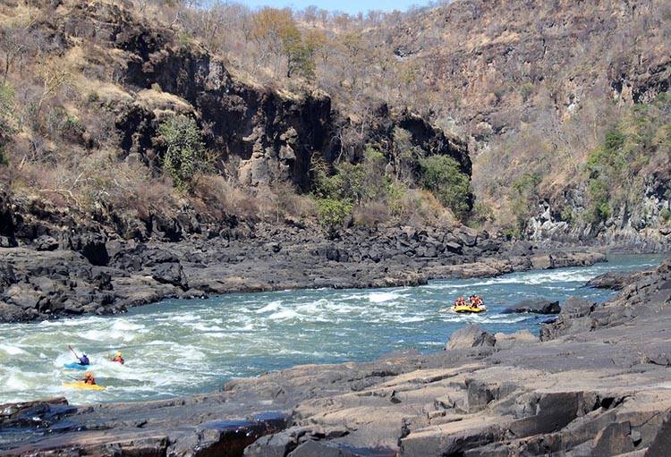 rzeka Zambezi Zambia ciekawostki informacje Afryka atrakcje