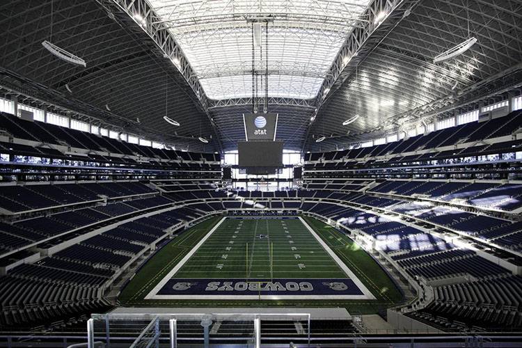 stadion AT&T Cowboys Stadium Arlington największe stadiony świata piłka nożna