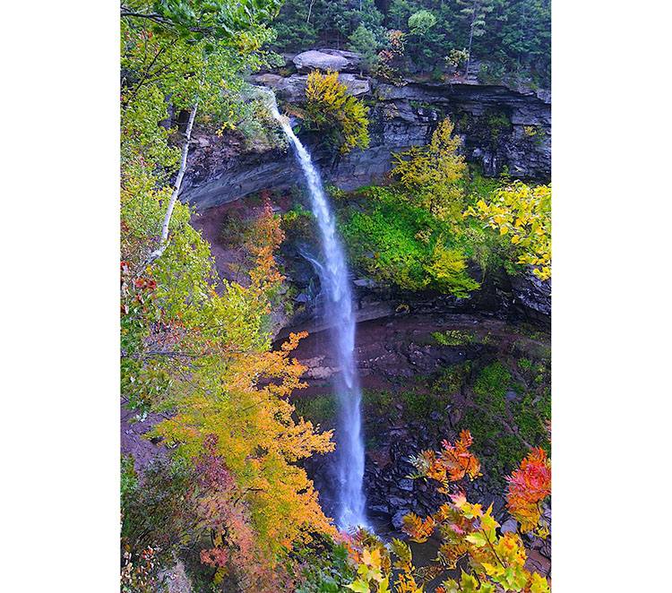 wodospad waterfall Catskill Mountains Nowy Jork góry