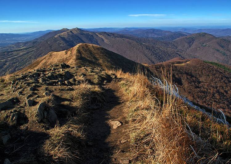 Bieszczady szlaki polskie góry wędrówki 