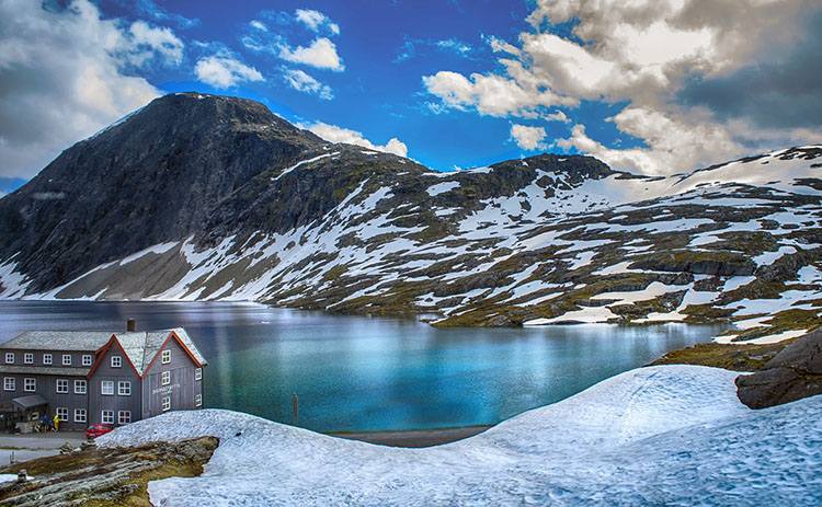 zima krajobraz Norwegia ciekawostki