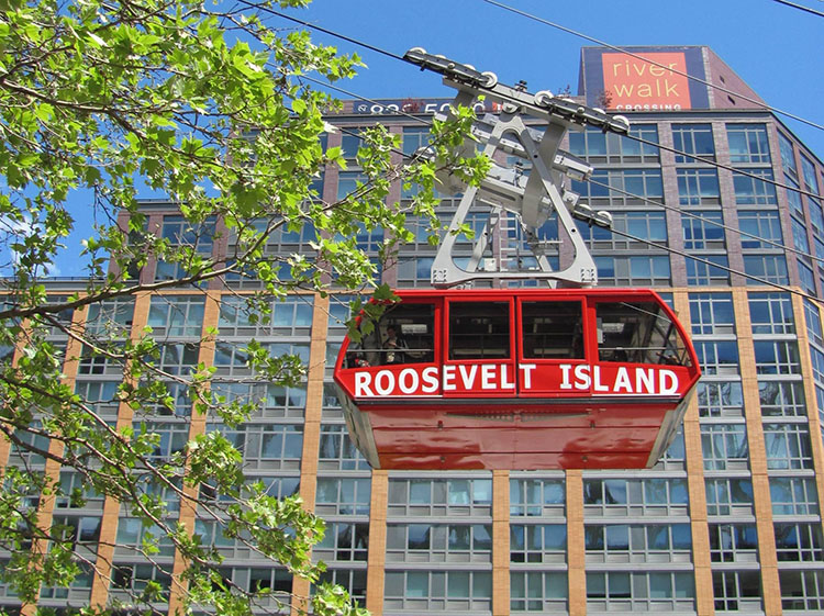 kolejka linowa Roosevelt Island ciekawostki Nowy Jork NYC Manhattan